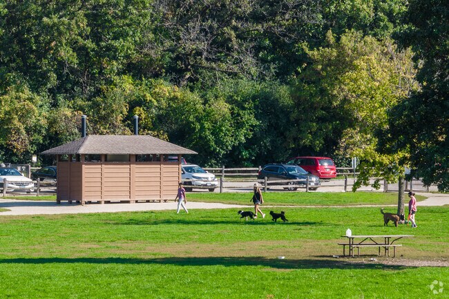 Lakewood Forest Preserve in Southeast Wauconda has unique amenities such as this large dog park.