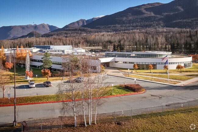 Chugiak High School in Birchwood is located just off Glenns Highway.