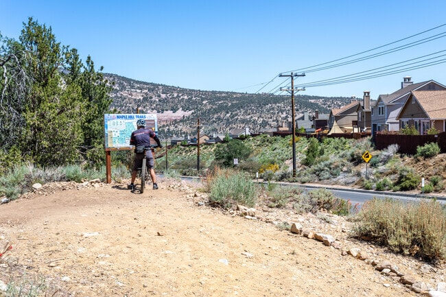 Big Bear City provides abundant natural trails for hiking and biking enthusiasts to enjoy.
