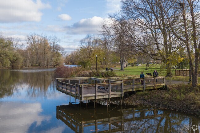 The Red Cedar River in Williamston meanders along the northern edge of McCormick Park.