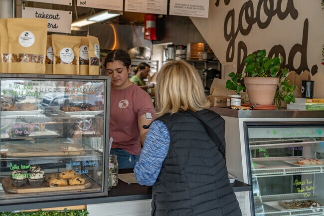 Grab yourself a fresh pastry, smoothie or any of Seed To Sprout's vegan menu options.