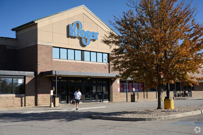 Most residents of Pierre Moran make the short trip to Kroger for groceries.