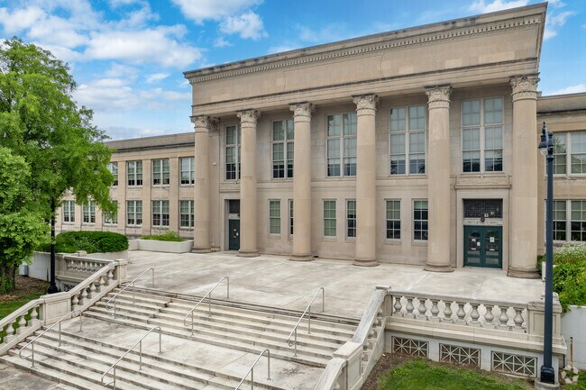 East High School in Mount Vernon underwent significant renovations in 2008 to modernize its facilities.