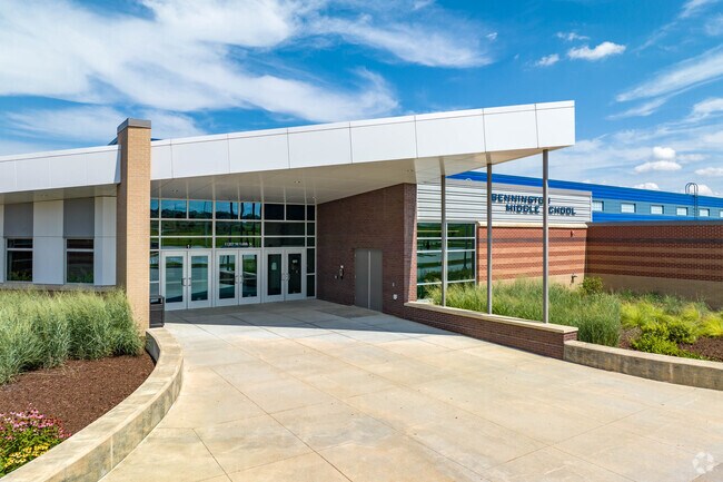 Bennington Middle School is very convenient for families.