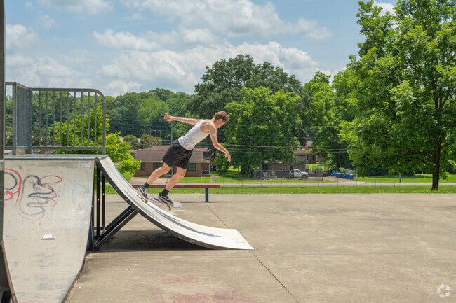 Jacksonville City Park features an exciting skateboard course designed to challenge your skills.