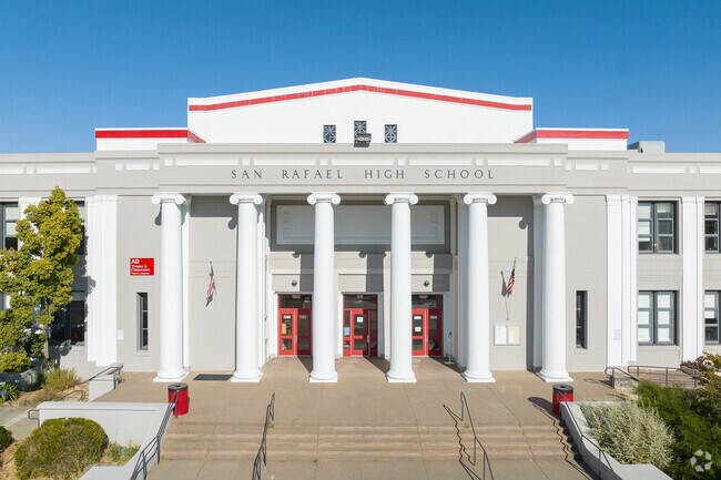 San Rafael High School near Dominican is another excellent school with a massive campus.