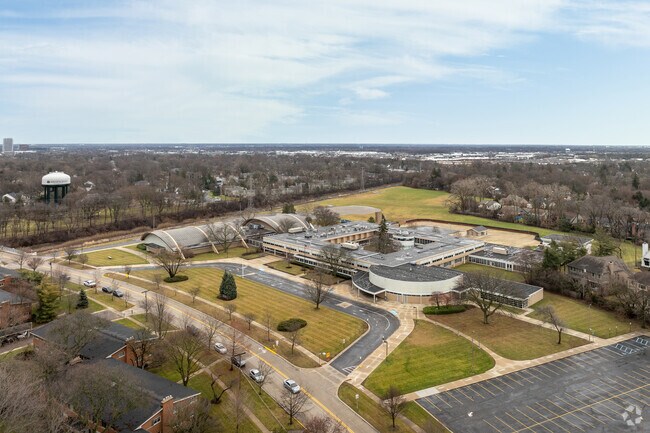 Derby Middle School has an expansive campus.