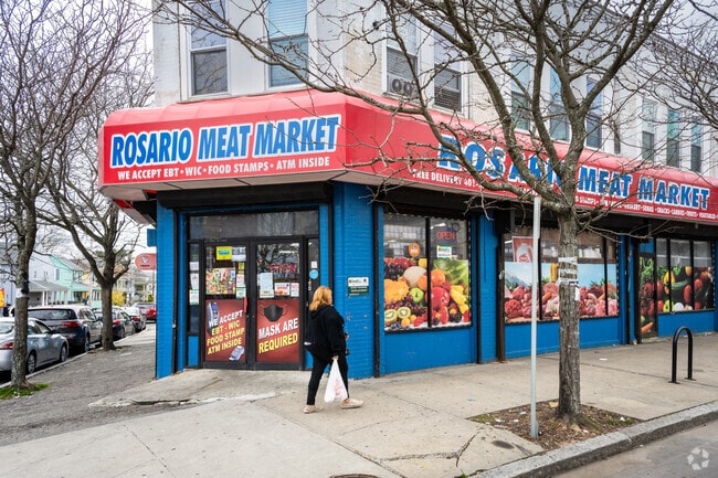 Stock up on meat and groceries at Rosarios Meat Market in Lower South Providence, Providence.