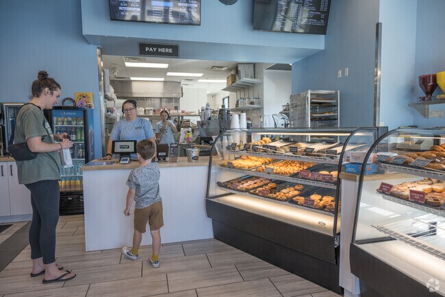 The Donut Run in Hidden Valley is a great spot for coffee and deserts.