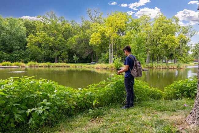 Fishing is a popular pastime at Westside’s Towl Park lagoon.