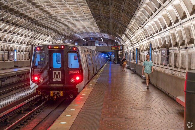 The Judiciary Square metro serves as the local public transit.