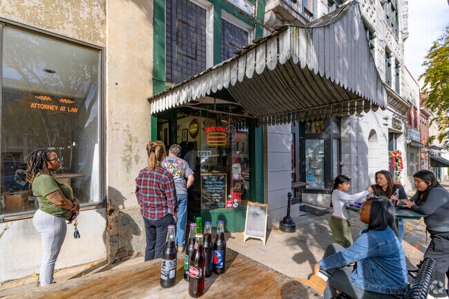 Locals know to arrive early for the popular culinary experience of Hap's Grill in Salisbury.