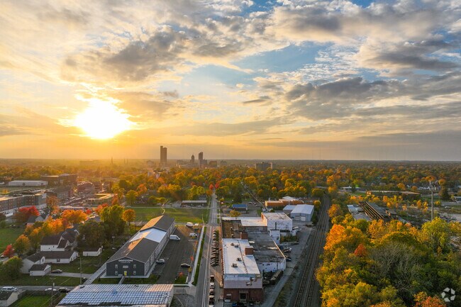 Downtown Fort Wayne is a 5-minute drive from the Bellair neighborhood.
