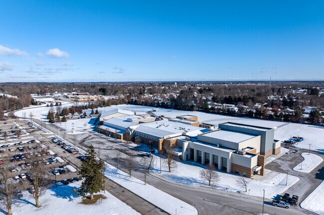 Imlay City High School is located near the heart of town, making it convenient to access.