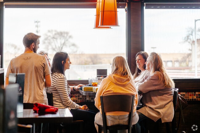 Several different restaurants line the Shoppes strip in Interlachen Park, Edina.