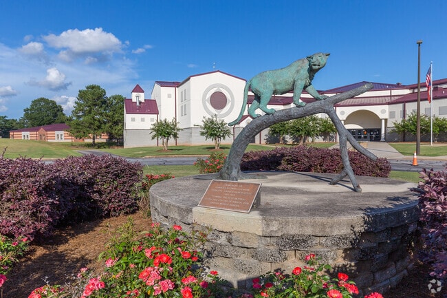 Carver Middle School also has a large statue located in the front of the campus.