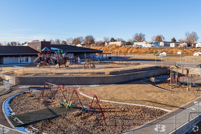 The playground at Federal Heights Elementary School in Thornton, Colorado.