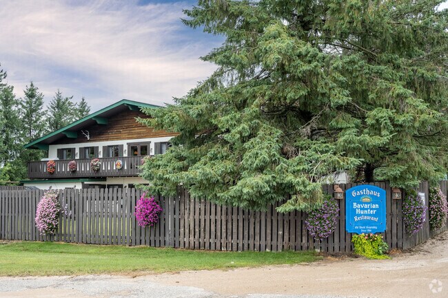 Gasthaus Bavarian Hunter is a German restaurant tucked in the tall pines of Grant.