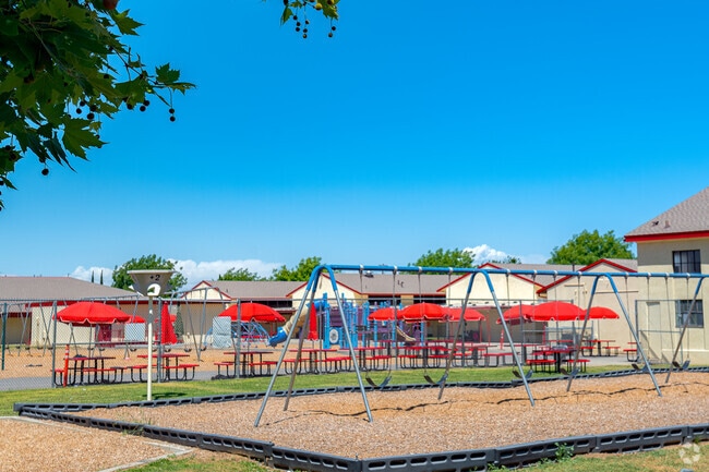Your kids will never want to leave the playground at Kern Avenue Elementary.