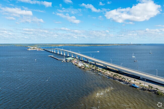 During many launches, hundreds of Titusville residents gather on Max Brewer Bridge to watch.