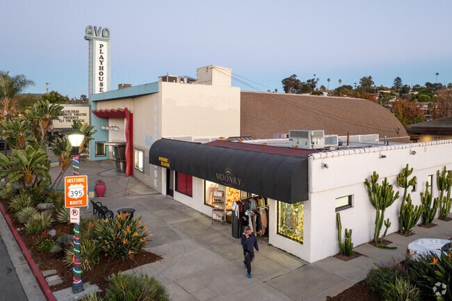 Built in 1948 is the Avo Playhouse that holds local performances in Downtown Vista.