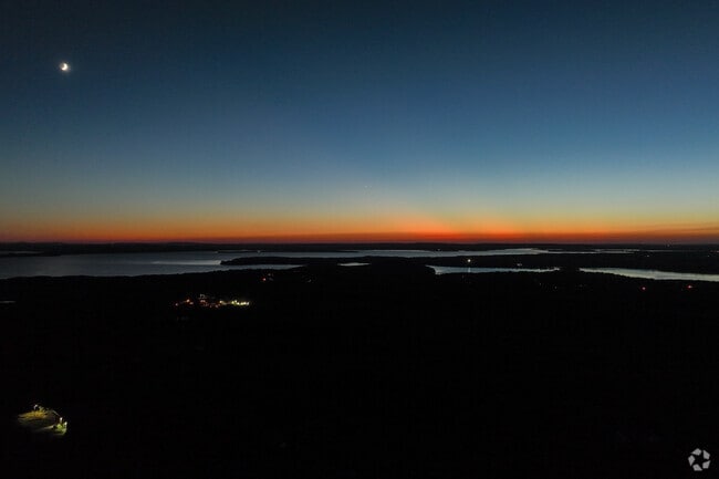 Sunset in Brent is a beautiful site with miles of visibility along the river.