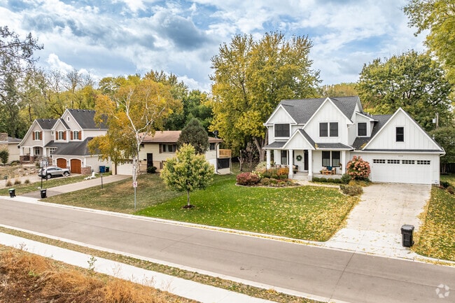 Streets in Edina's Morningside neighborhood offer a mix of older and newer homes.