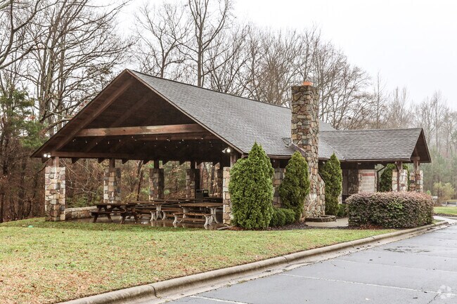 The outdoor shelter at HOPE Academy in Concord.