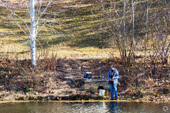 Prospect Park's pond is the perfect place to spend an afternoon fishing.