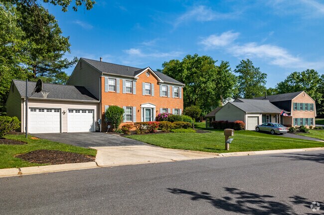 You'll find various styles of homes in many of North Potomac's developments.