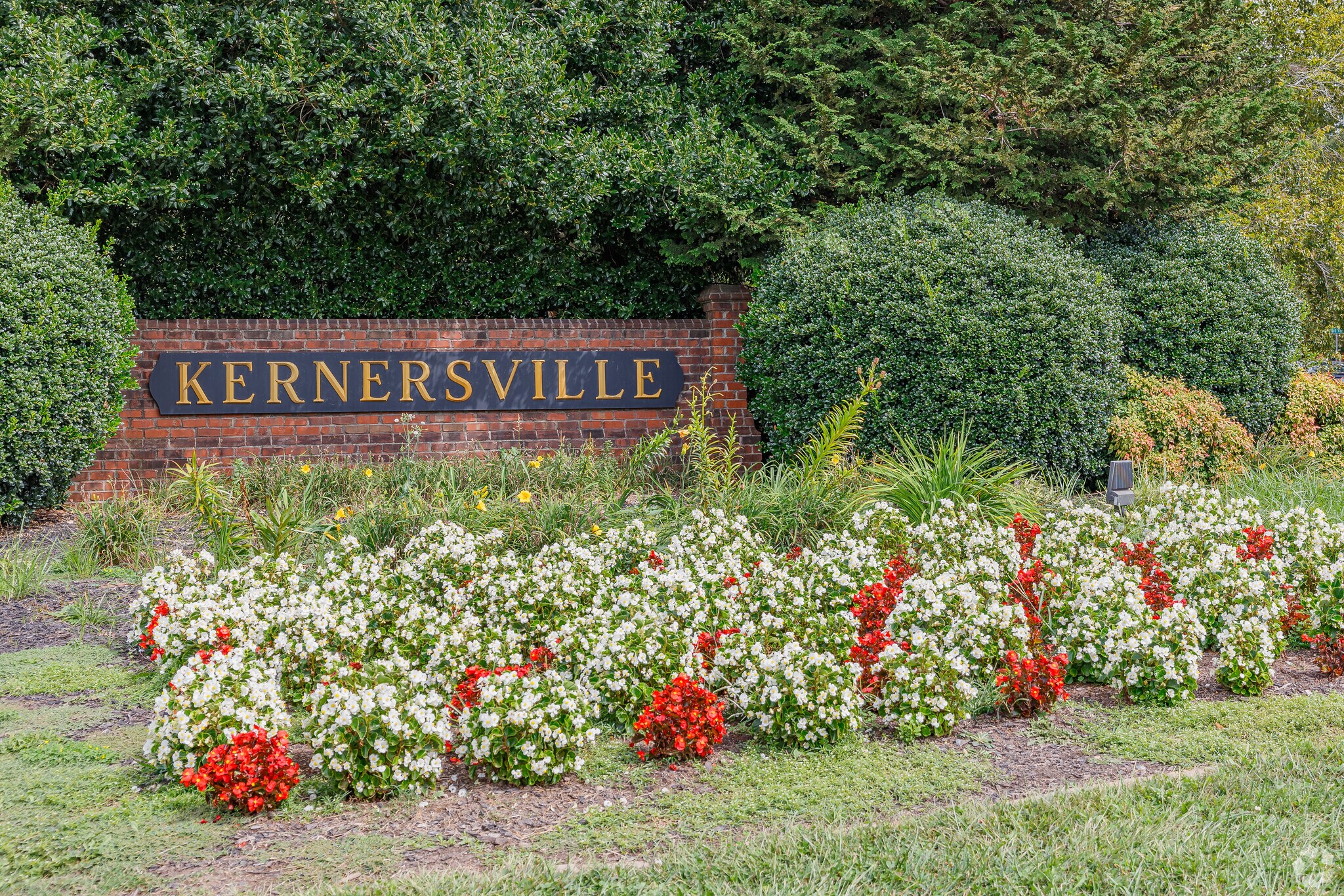 Kernersville greets you with stunning plant and flower displays.