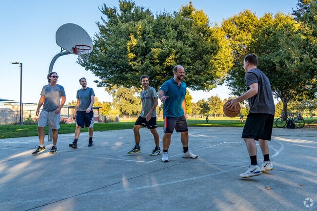 Play a game of 3 on 3 with your friends at Mace Ranch Park in Davis.