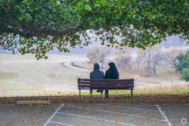 Lime Ridge Open Space has benches to sit and enjoy the scenery.
