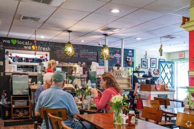 Make sure to try the Eggs Benedict at Fig Tree Cafe in Marstons Mills; it never disappoints.