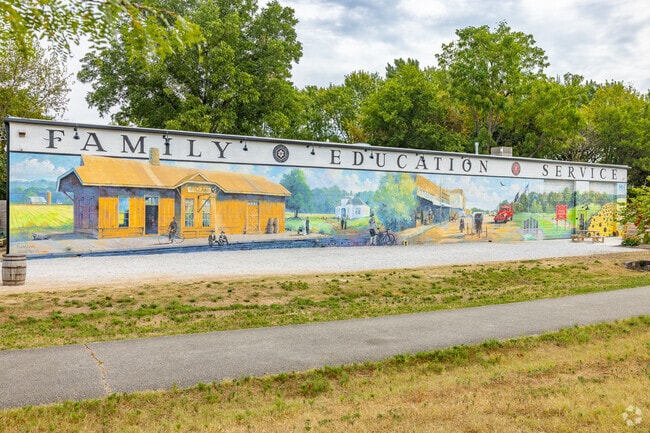 Willard celebrates it's history through artistic murals.