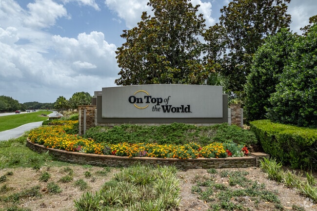 On Top of the World is gated and divided into several neighborhoods.