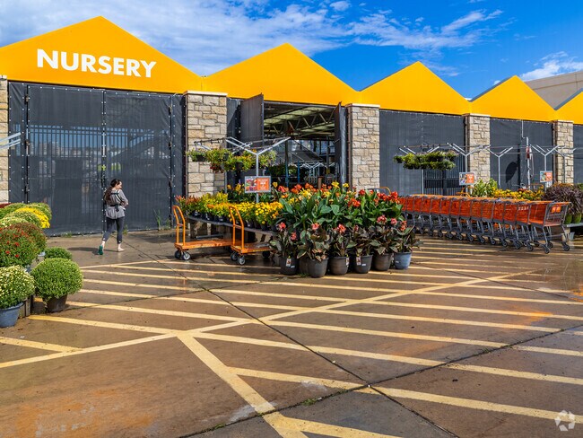 Home depot is right around the corner when its time to do a little home repair.