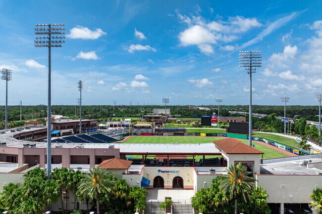 Baseball fans enjoy watching pre-season games at BayCare Park in Brigadoon of Clearwater.
