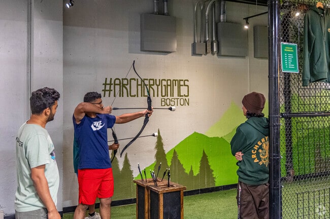 Archery Games in Broadway hosts indoor fun for groups year-round.