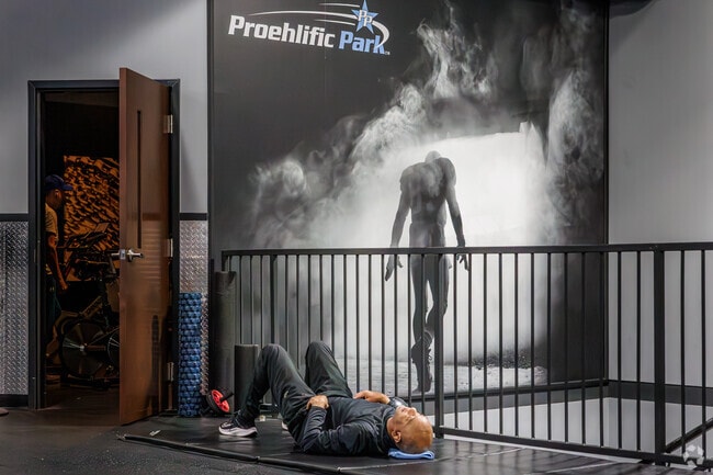 Randal from Quaker Run prefers early mornings at Proehlific Park for his workouts.