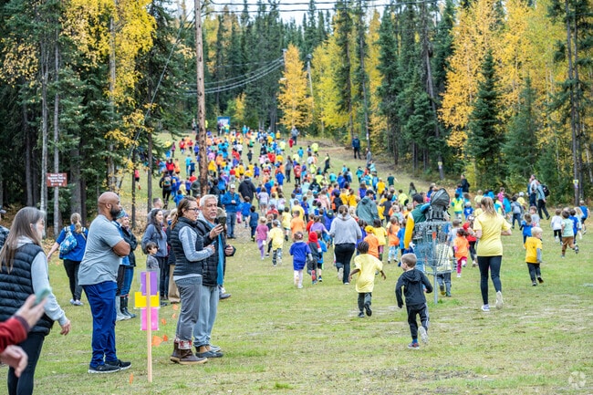 The Birch Hill Recreation Area has open fields for sports and recreation.