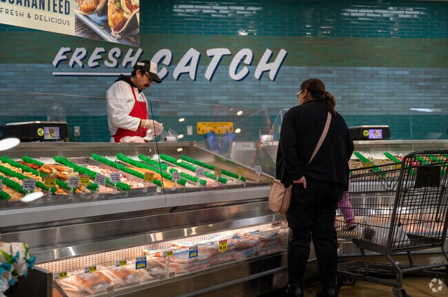 Fresh seafood is always available at grocery stores in Northwest Pasadena.