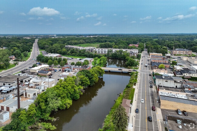 The Crow River meanders through the heart of Delano.