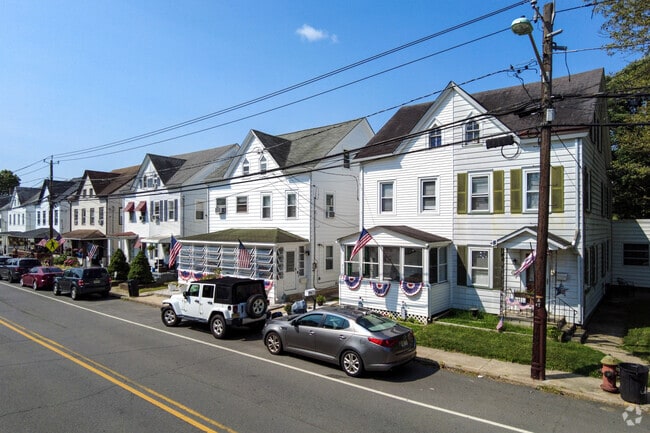 Historic Groveville features row houses built over a century ago.
