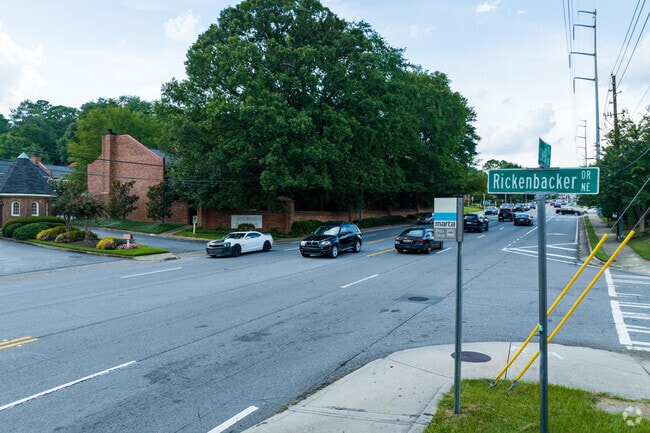 Residents have convenient access to other parts of Atlanta via Marta bus stops.