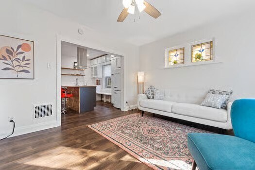 Front Living Room /with Kitchen open to it