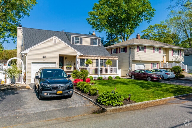 East Northport hosts many different home types from capes to colonials and more.