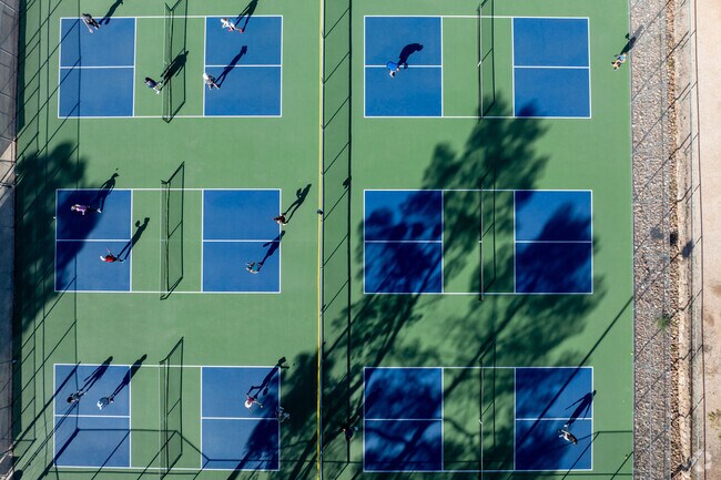 Pickleball has become very popular at Himmel Park in Tucson.