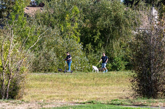 Residents and visitors love to explore the Periwinkle Creek Bike Path in Albany, Oregon.