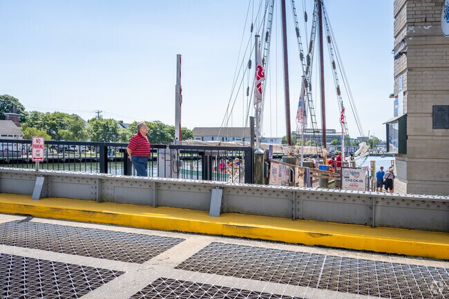 Mystic Marina, a local favorite in Ledyard, offers a scenic escape minutes away.